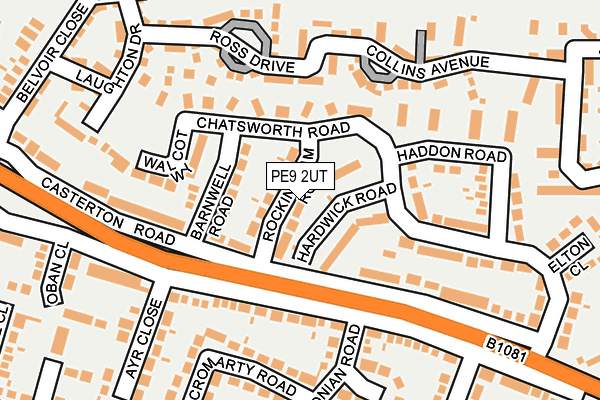 PE9 2UT map - OS OpenMap – Local (Ordnance Survey)