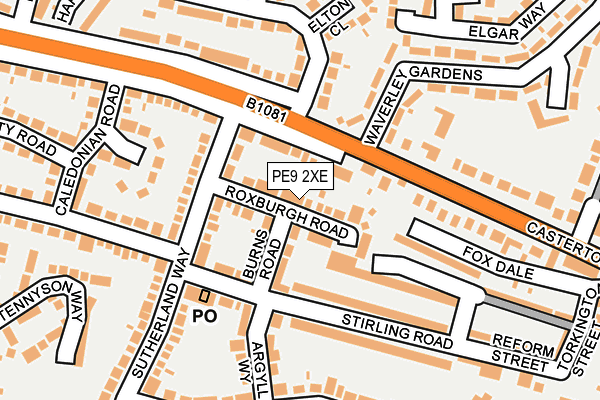 Map of WHITTLESTONE HOMES LTD at local scale