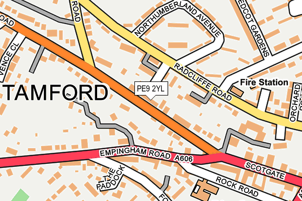 Map of SCOTGATE CONSULTING (STAMFORD) LTD at local scale