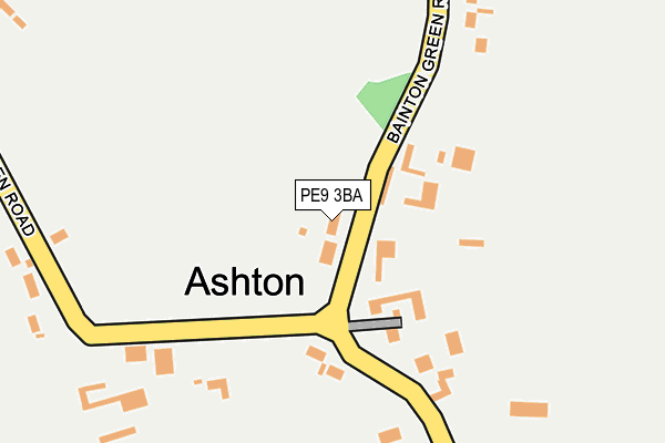 PE9 3BA map - OS OpenMap – Local (Ordnance Survey)