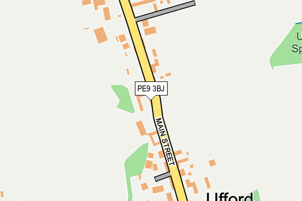 PE9 3BJ map - OS OpenMap – Local (Ordnance Survey)