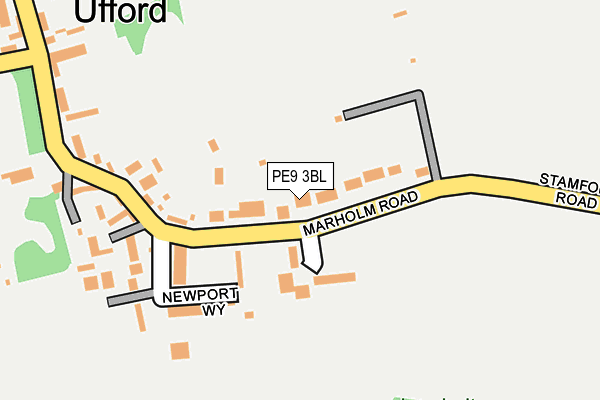 PE9 3BL map - OS OpenMap – Local (Ordnance Survey)