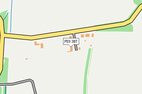 PE9 3BT map - OS OpenMap – Local (Ordnance Survey)