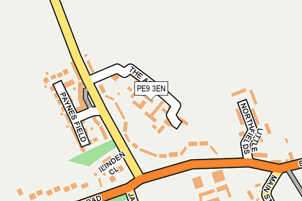 PE9 3EN map - OS OpenMap – Local (Ordnance Survey)