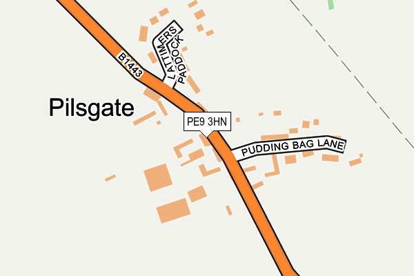 PE9 3HN map - OS OpenMap – Local (Ordnance Survey)