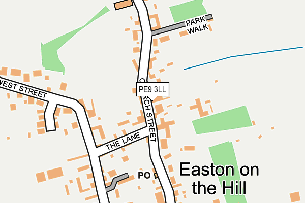 Map of EASTON HILL LIMITED at local scale