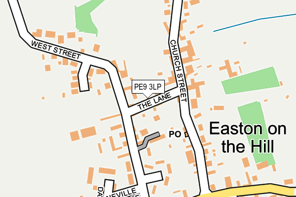 PE9 3LP map - OS OpenMap – Local (Ordnance Survey)