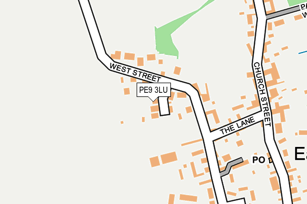PE9 3LU map - OS OpenMap – Local (Ordnance Survey)