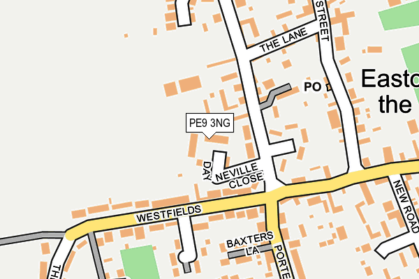 PE9 3NG map - OS OpenMap – Local (Ordnance Survey)