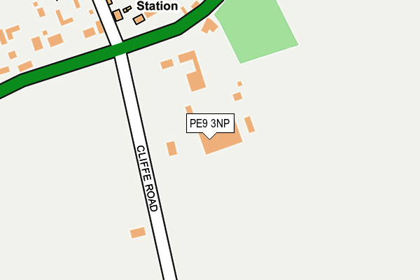 PE9 3NP map - OS OpenMap – Local (Ordnance Survey)