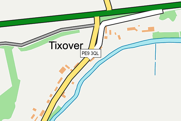 PE9 3QL map - OS OpenMap – Local (Ordnance Survey)