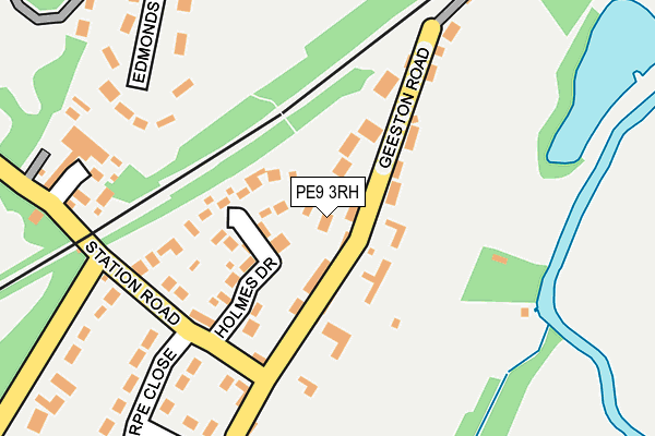 PE9 3RH map - OS OpenMap – Local (Ordnance Survey)