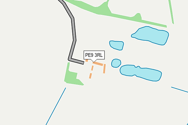 PE9 3RL map - OS OpenMap – Local (Ordnance Survey)