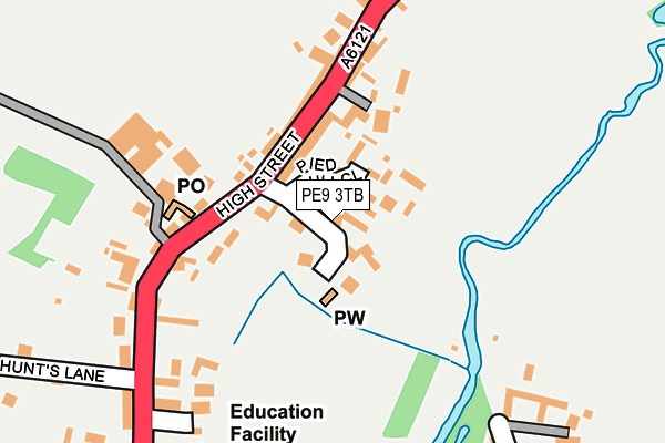 PE9 3TB map - OS OpenMap – Local (Ordnance Survey)