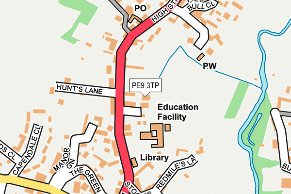 PE9 3TP map - OS OpenMap – Local (Ordnance Survey)