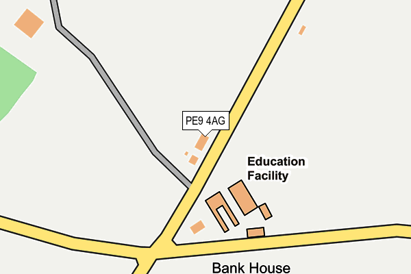 PE9 4AG map - OS OpenMap – Local (Ordnance Survey)