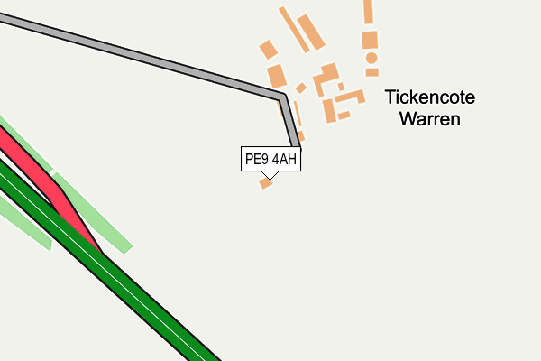 PE9 4AH map - OS OpenMap – Local (Ordnance Survey)