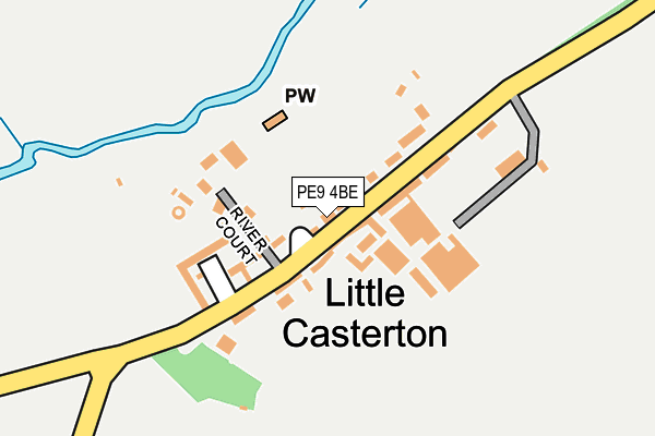 PE9 4BE map - OS OpenMap – Local (Ordnance Survey)