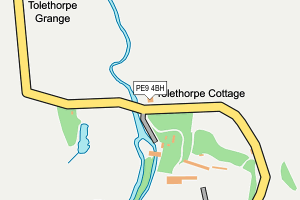 PE9 4BH map - OS OpenMap – Local (Ordnance Survey)