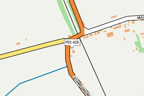 PE9 4EB map - OS OpenMap – Local (Ordnance Survey)