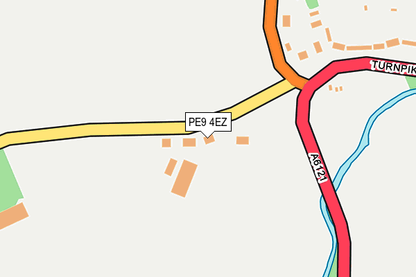 PE9 4EZ map - OS OpenMap – Local (Ordnance Survey)