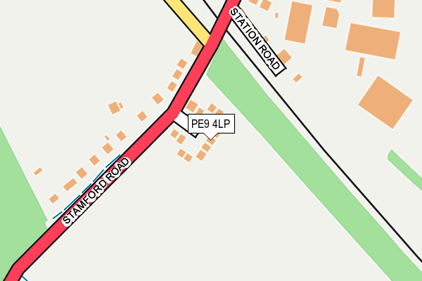 PE9 4LP map - OS OpenMap – Local (Ordnance Survey)