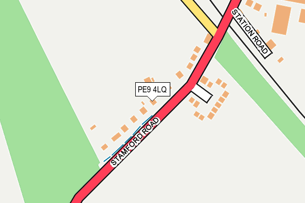 PE9 4LQ map - OS OpenMap – Local (Ordnance Survey)