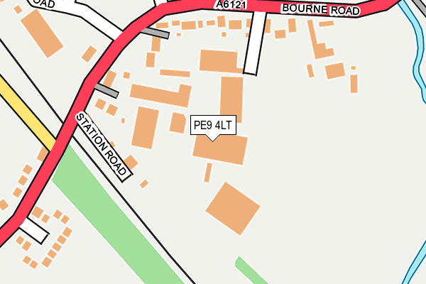 PE9 4LT map - OS OpenMap – Local (Ordnance Survey)