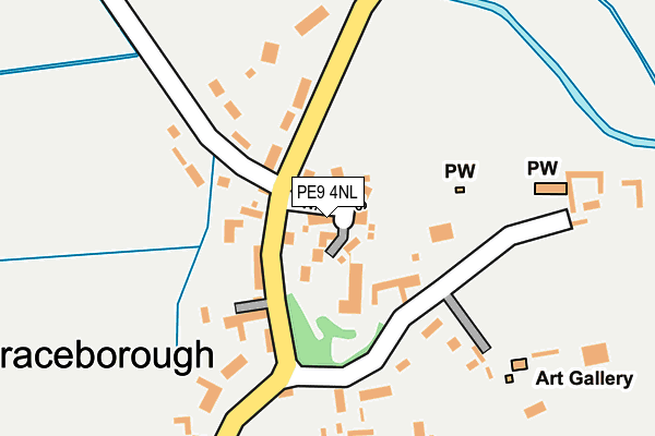 PE9 4NL map - OS OpenMap – Local (Ordnance Survey)