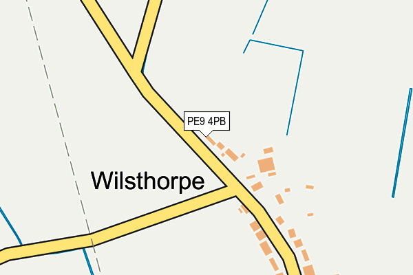 PE9 4PB map - OS OpenMap – Local (Ordnance Survey)