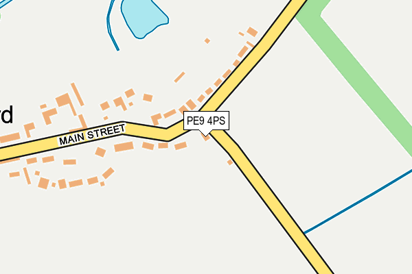 PE9 4PS map - OS OpenMap – Local (Ordnance Survey)