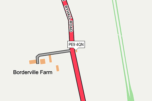 PE9 4QN map - OS OpenMap – Local (Ordnance Survey)