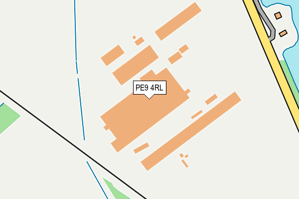 PE9 4RL map - OS OpenMap – Local (Ordnance Survey)