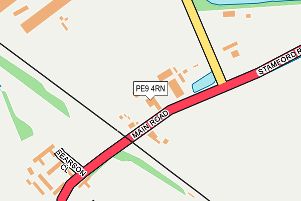 PE9 4RN map - OS OpenMap – Local (Ordnance Survey)