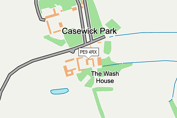 PE9 4RX map - OS OpenMap – Local (Ordnance Survey)