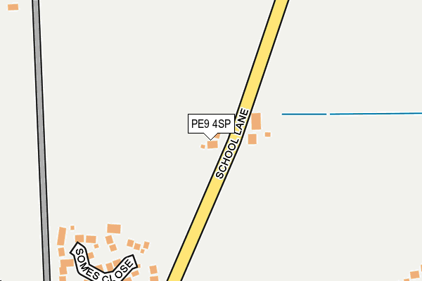 PE9 4SP map - OS OpenMap – Local (Ordnance Survey)