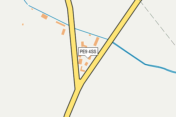 PE9 4SS map - OS OpenMap – Local (Ordnance Survey)