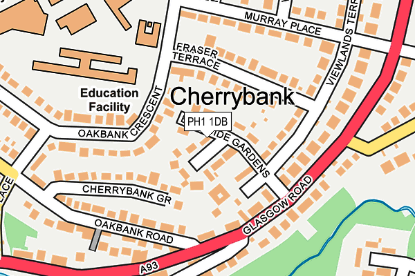 PH1 1DB map - OS OpenMap – Local (Ordnance Survey)