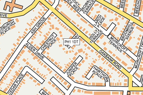 PH1 1DT map - OS OpenMap – Local (Ordnance Survey)