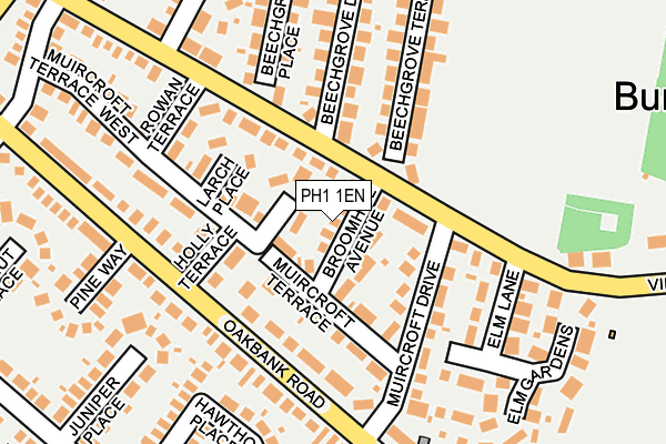 PH1 1EN map - OS OpenMap – Local (Ordnance Survey)