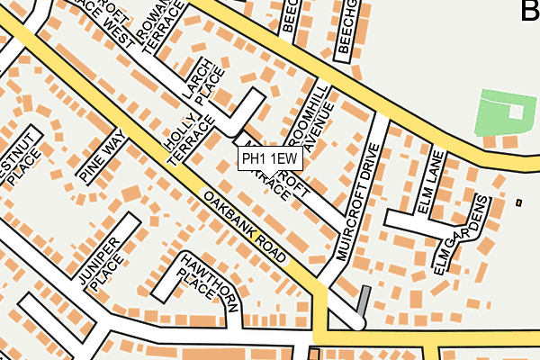 PH1 1EW map - OS OpenMap – Local (Ordnance Survey)