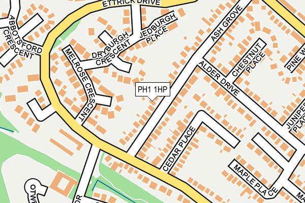 PH1 1HP map - OS OpenMap – Local (Ordnance Survey)
