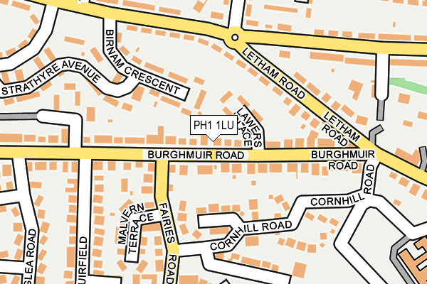 PH1 1LU map - OS OpenMap – Local (Ordnance Survey)