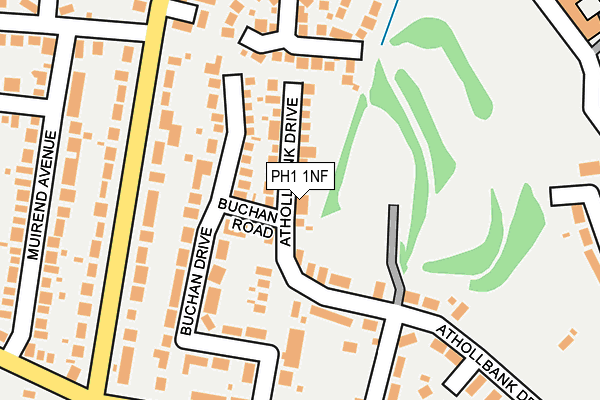 PH1 1NF map - OS OpenMap – Local (Ordnance Survey)