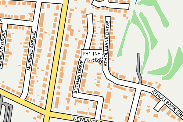 PH1 1NH map - OS OpenMap – Local (Ordnance Survey)
