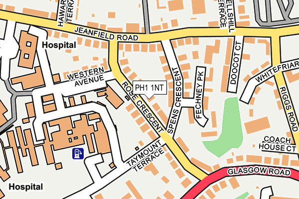 PH1 1NT map - OS OpenMap – Local (Ordnance Survey)