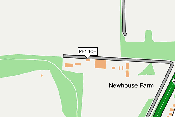 PH1 1QF map - OS OpenMap – Local (Ordnance Survey)