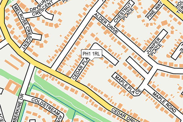 PH1 1RL map - OS OpenMap – Local (Ordnance Survey)