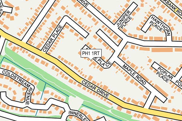 PH1 1RT map - OS OpenMap – Local (Ordnance Survey)