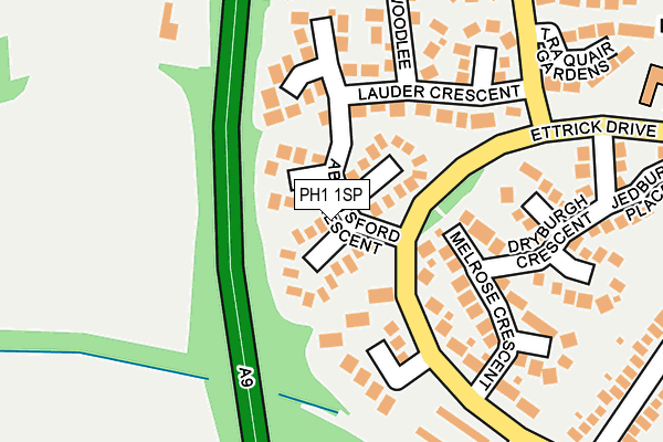 PH1 1SP map - OS OpenMap – Local (Ordnance Survey)